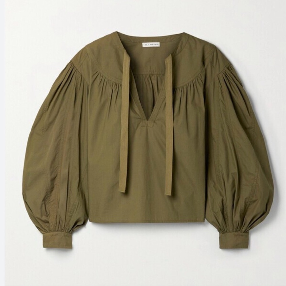 Ulla Johnson Olive Green Women's Top size 2